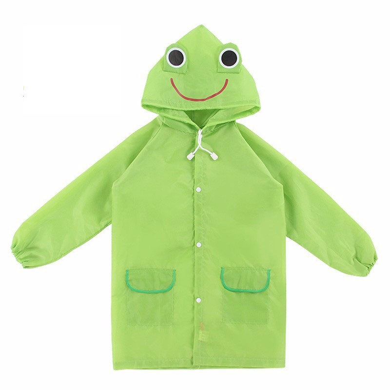 Cute Raincoat Kids Waterproof Jacket For Children 3-8 Years Sweet Baby Poncho