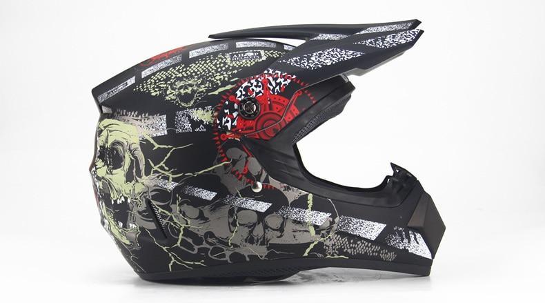 Bundle Motocross Helmet with Goggles, Glove and Face Mask ALL IN ONE - Balma Home