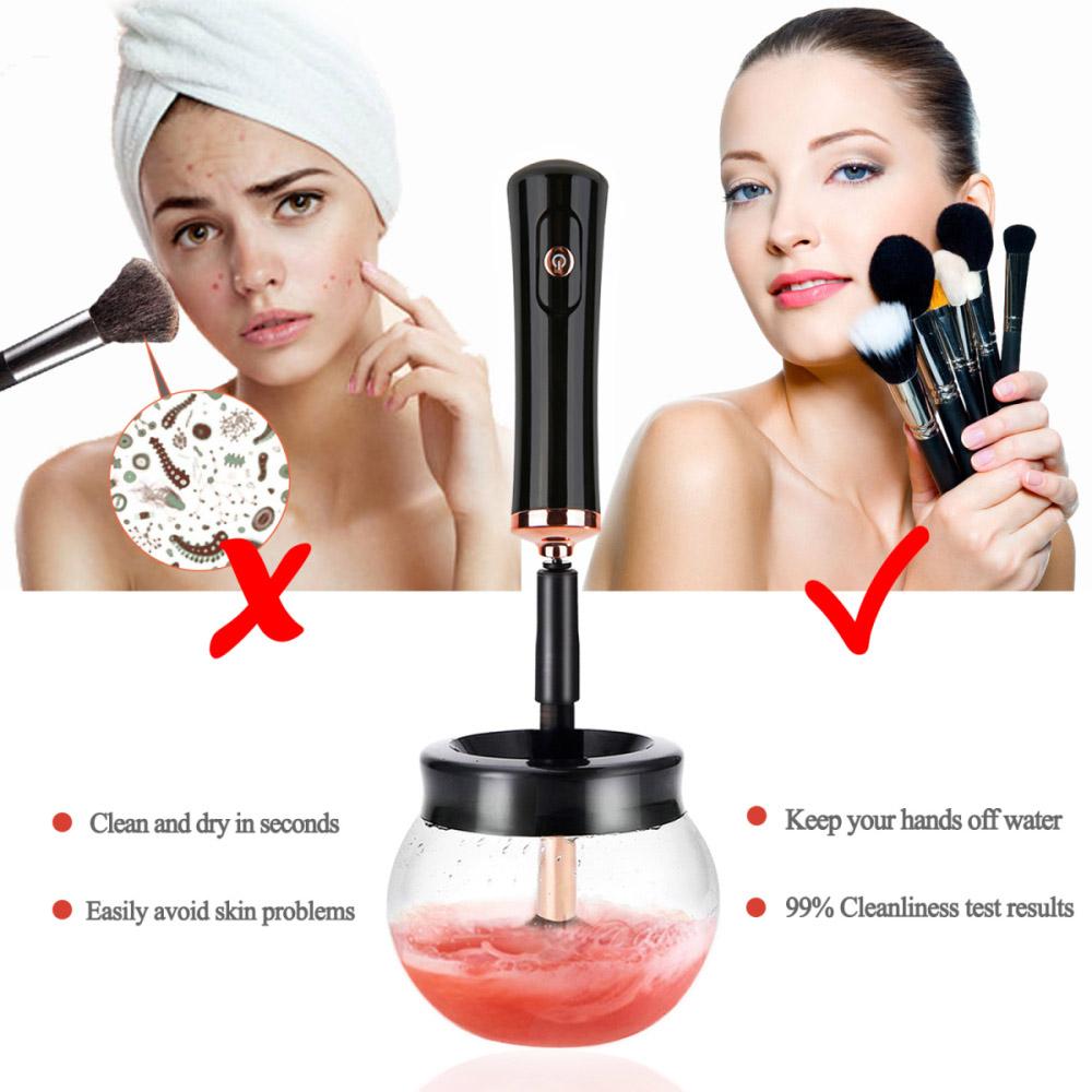 Electric Makeup Brush Cleaner | Brush Cleaning & Drying Tool