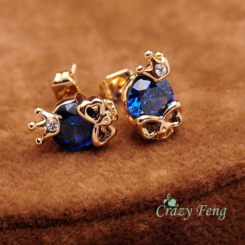 Skull Earings - Diamonds Skull Earrings