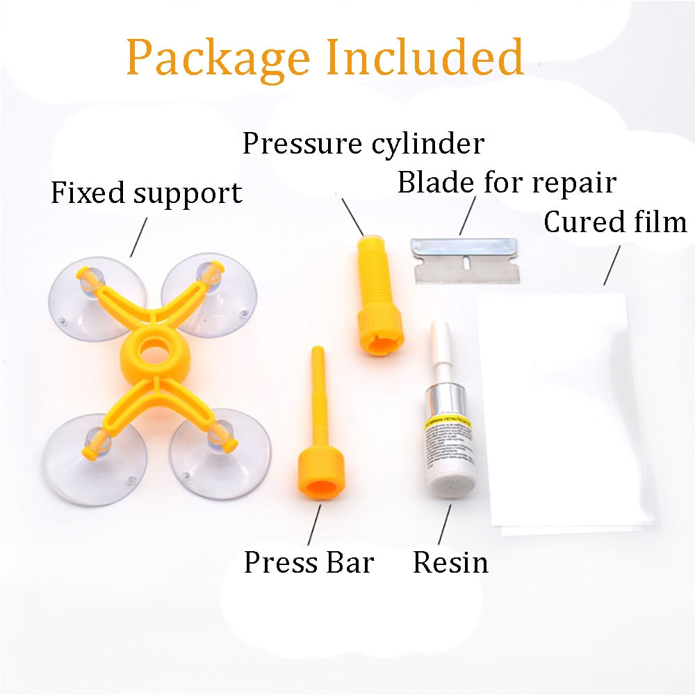 Glass Cracked Repair Kit l DIY Phone Screen & Car Window Repair Kit