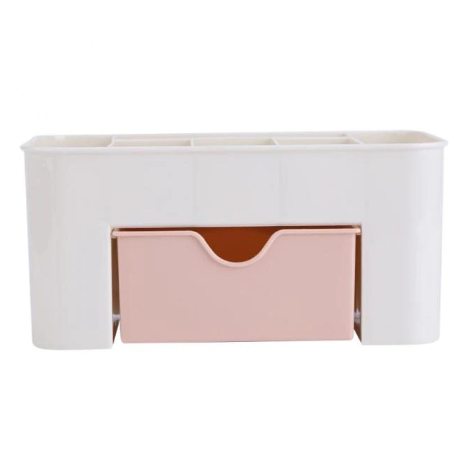 3 Color Make Up Organizer Box Plastic Drawers Jewelry Display Makeup Storage Desktop