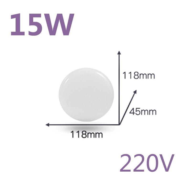 Dimmable Modern Minimalist LED Round Shaped Acrylic Flush Mount Ceiling Light