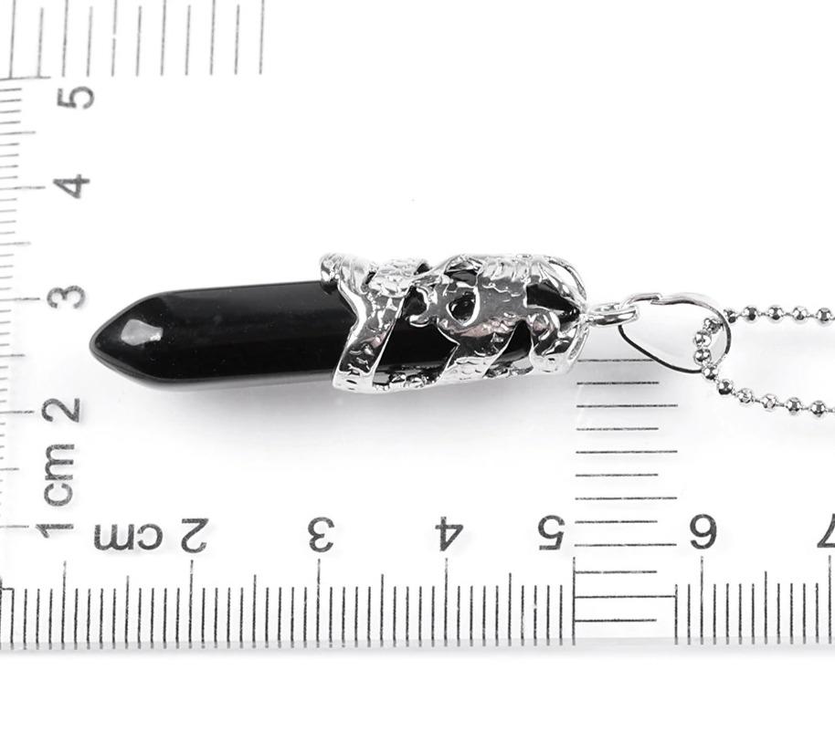 Irregular Quartz Healing Chakra Crystal Necklace Pendant