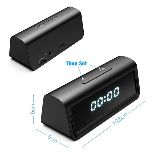 1080P Wireless Alarm Clock Security Camera Plus