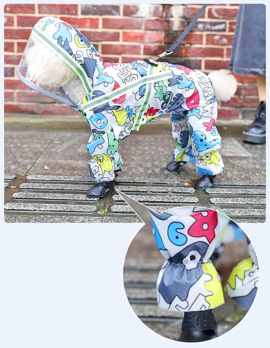 dog snowsuit with boots