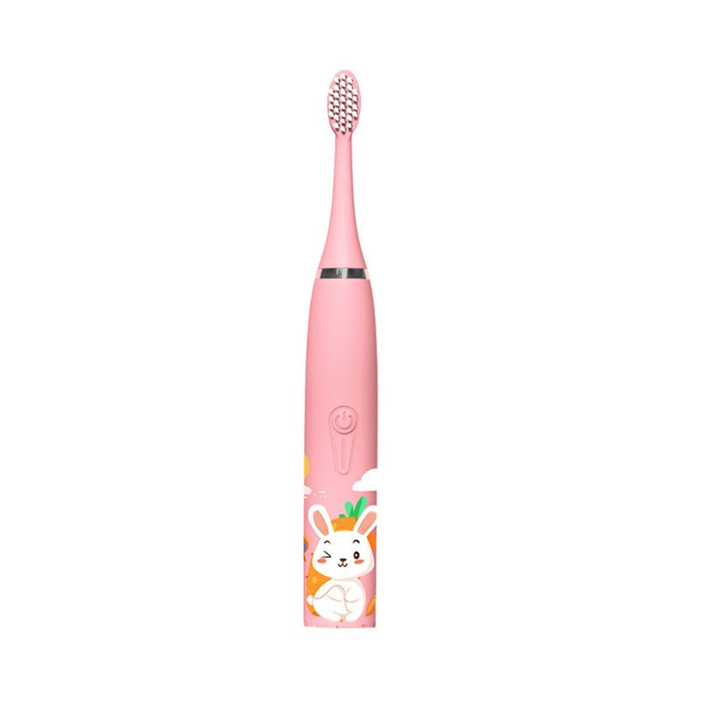 Toothbrush Electric Cartoon Pattern With Replace Toothbrush Heads Electric Toothbrush For Kids