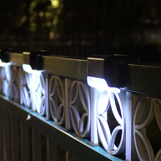 4pcs Solar Post Lights