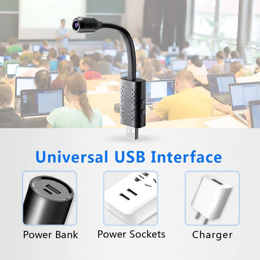 1080P HD WiFi Surveillance Camera Bluetooth Speaker IR Night Vision Motion Activated Security Live View