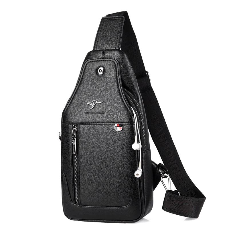 Luxury Leather Sling Bag for Men