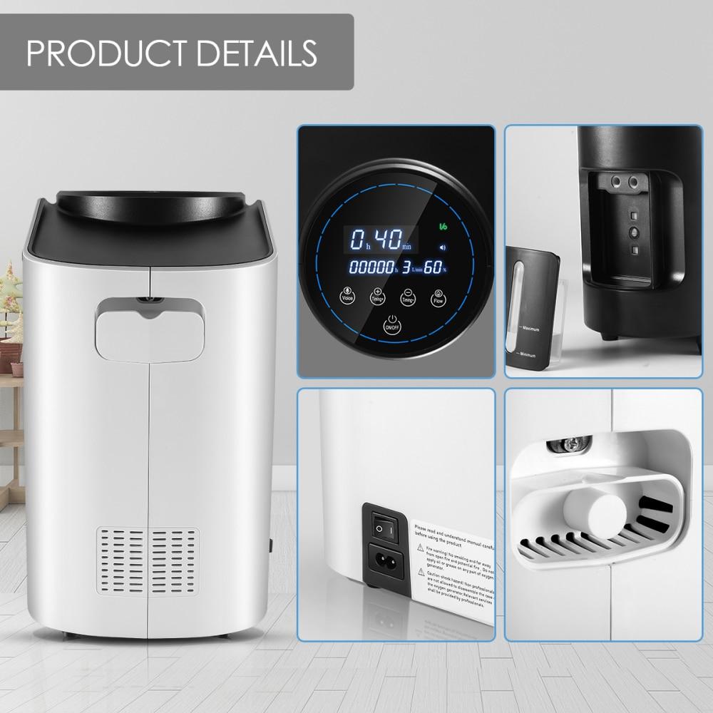 Portable Oxygen Concentrator 2.0 with Adjustable Flow Full Oxygen Therapy at Home