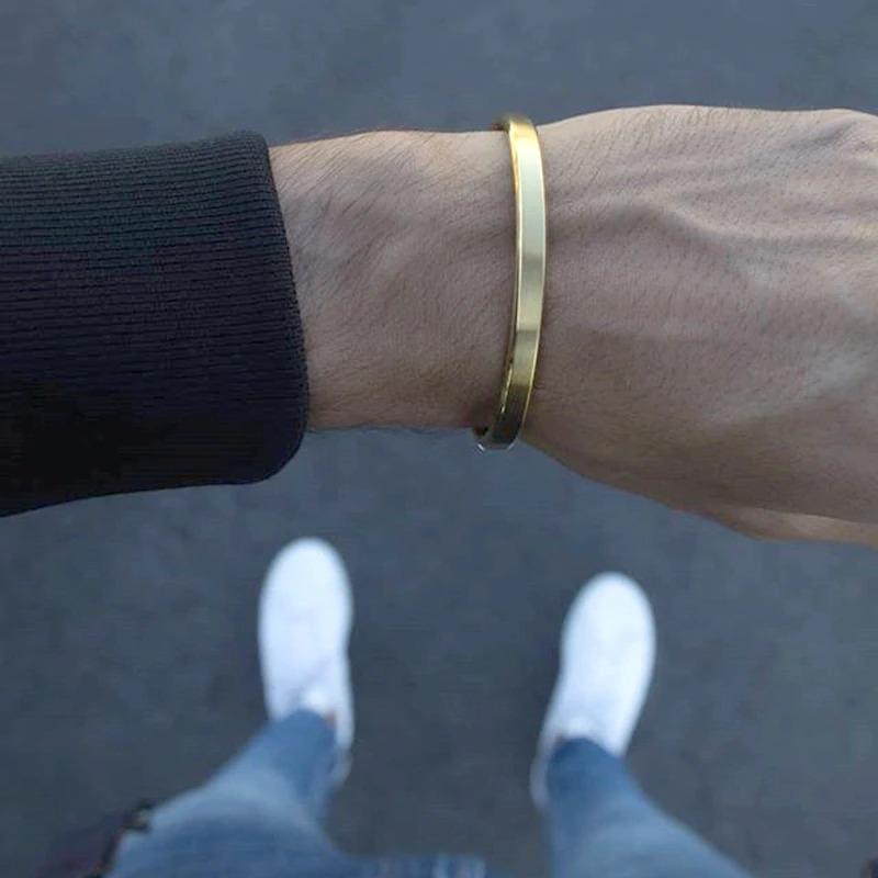 Cuff Bracelet Mens Bangle Luxury Fashion Jewellry