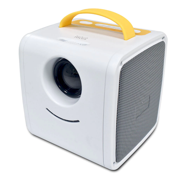 1080 P Multi Port Small Projector Best Portable Mini Projector with Dual HiFi Speakers
