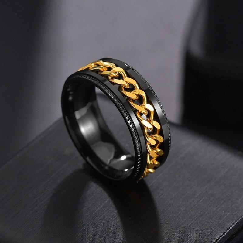 Black Ceramic Polished Beveled Edges Men's Wedding Band with Bubinga Wood Inlay - 8mm