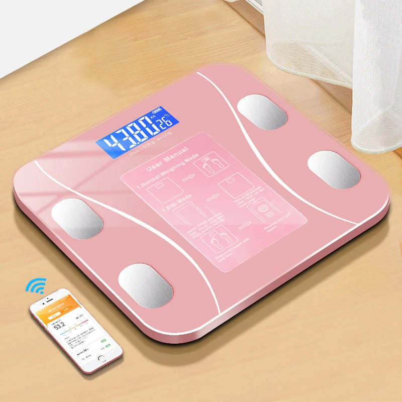 Digital Weight Smart Scale Wireless Bluetooth Smartphone App Conection Body Fat Composition Analyzer