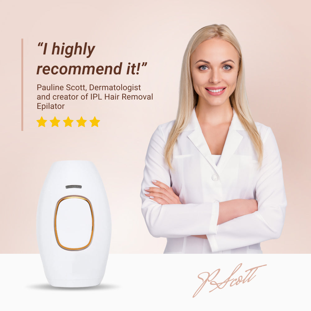 IPL Laser Hair Removal Device – Profesional Home Use for Permanent Hair Reduction
