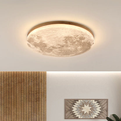 LED Flush Mount Ceiling Light - Nordic Minimalist Round Acrylic Fixture for Modern Home Decor & Low Ceilings
