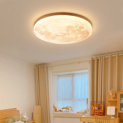 LED Flush Mount Ceiling Light - Nordic Minimalist Round Acrylic Fixture for Modern Home Decor & Low Ceilings