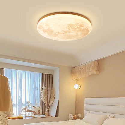 LED Flush Mount Ceiling Light - Nordic Minimalist Round Acrylic Fixture for Modern Home Decor & Low Ceilings