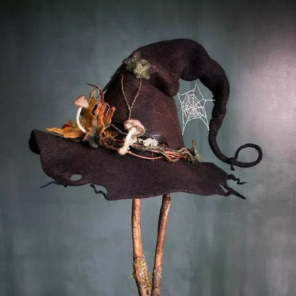Felt Witch Hats for Halloween | Handmade, Adjustable & Comfortable for Halloween Parties and Trick-or-Treating