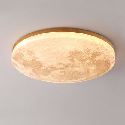 LED Flush Mount Ceiling Light - Nordic Minimalist Round Acrylic Fixture for Modern Home Decor & Low Ceilings