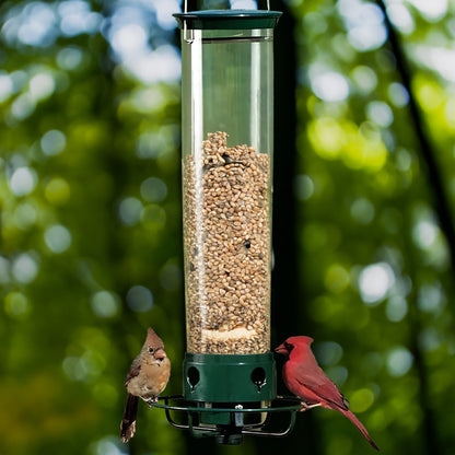 Squirrel Proof Bird Feeder | Weight-Activated Spinning Perch & Durable Metal Design for Backyard Birdwatching