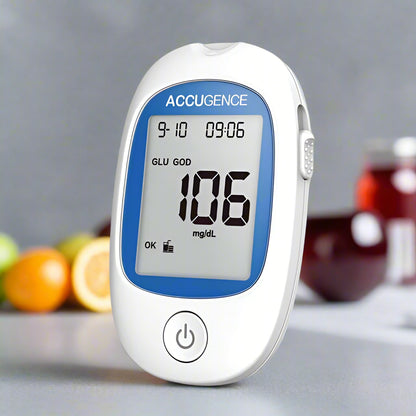 Ketone Blood Meter Kit for Accurate Ketosis Testing & Monitoring - Includes Test Strips & Lancets for Home Use