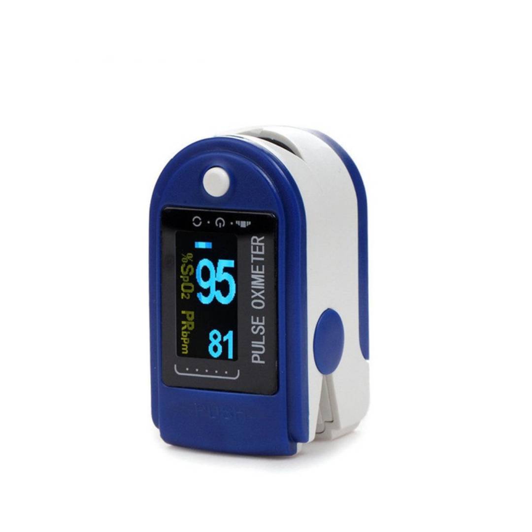 Fingertip Pulse Oximeter | Accurate SpO2 & Pulse Rate Monitoring with OLED Display for Home Health Tracking