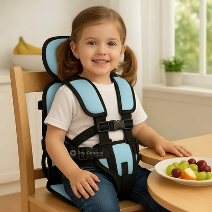 Kids Portable  Seat Safety Harness - Safe Foldable Booster Seat for Children's for Home, Restaurants & Travels