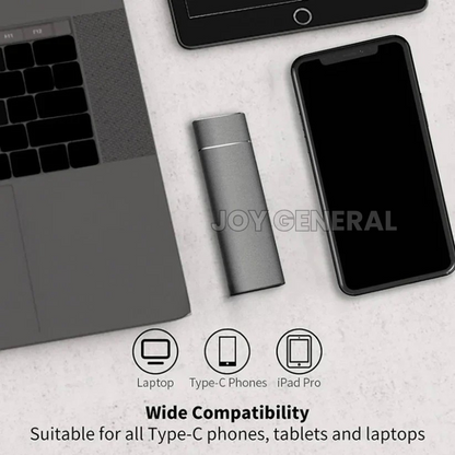 Portable SSD for MacBook, Laptop & iPhone – External Hard Drive 1TB 2TB 4TB 8TB USB-C Storage Compatible with Windows & Android