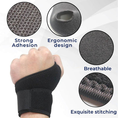 Orthopedic Wrist Brace | Adjustable Fit for Pain Relief & Stability in Injuries, Arthritis, and Carpal Tunnel