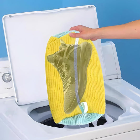 Laundry Shoe Bag | Soft Bristle Design for Gentle Cleaning & Protection Against Damage for All Shoe Types
