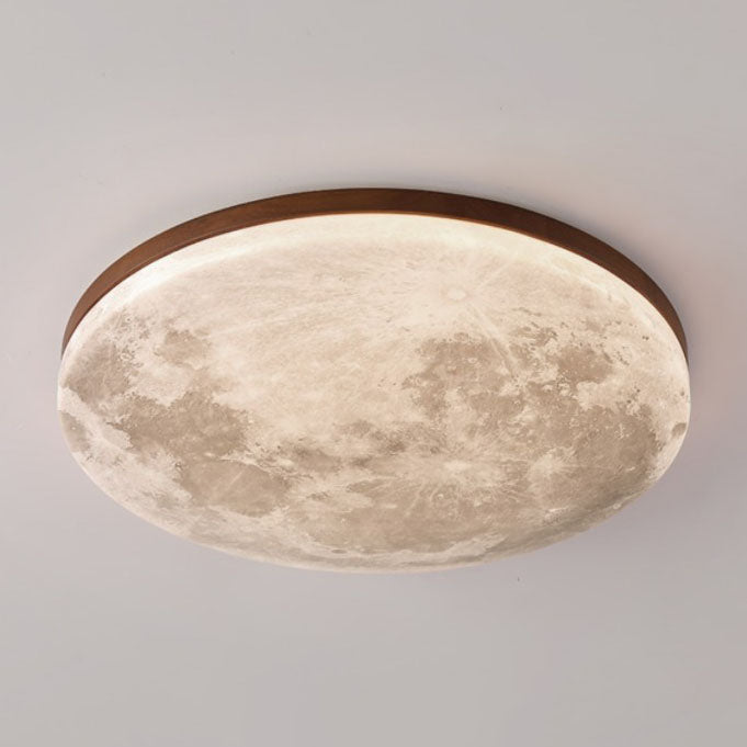 LED Flush Mount Ceiling Light - Nordic Minimalist Round Acrylic Fixture for Modern Home Decor & Low Ceilings