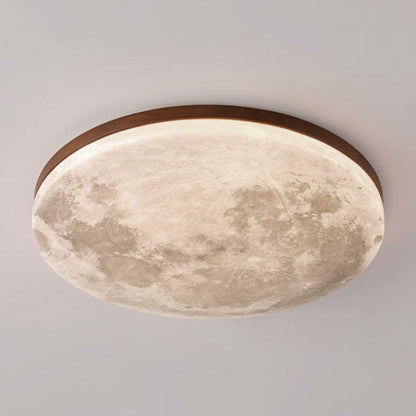 LED Flush Mount Ceiling Light - Nordic Minimalist Round Acrylic Fixture for Modern Home Decor & Low Ceilings