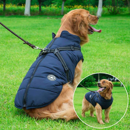 Waterproof Fleece Dog Coat for Cold Weather Protection, Adjustable Fit, Perfect for Small to Large Breeds
