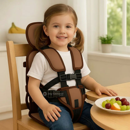 Kids Portable  Seat Safety Harness - Safe Foldable Booster Seat for Children's for Home, Restaurants & Travels