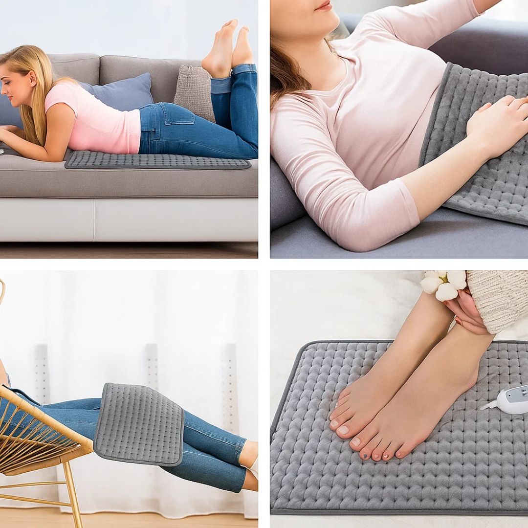 Heating Pad for Back – Portable Adjustable Heat Pad for Muscle & Joint Pain Relief