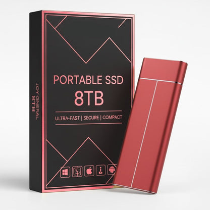 8TB Portable SSD External Hard Drive | High-Speed Data Transfer, Compact & Durable for Professionals and Creatives