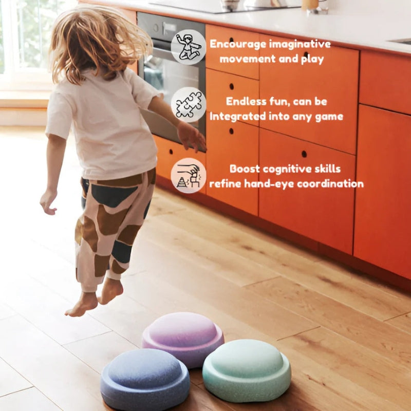 Sensory Childrens Stepping Stones - Enhance Coordination & Imagination | Sensory Toys