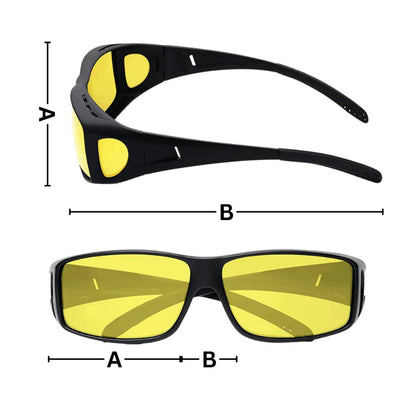 Night Driving Clarity Glasses | Anti-Glare, UV Protection & Reduced Eye Strain for Safer Nighttime Driving