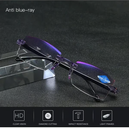 Intelligent Dual Focus Glasses | Anti-Blue Light Protection & Lightweight Frame for Clearer Vision and Reduced Eye Strain