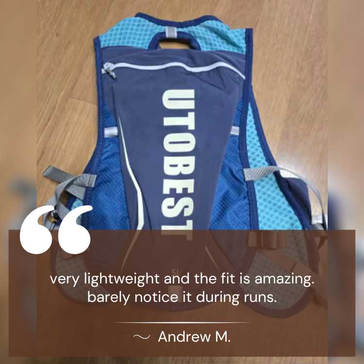Hydration Running Vest for Trail Running, Lightweight and Adjustable, Ideal for Long-Distance Races and Outdoor Activities