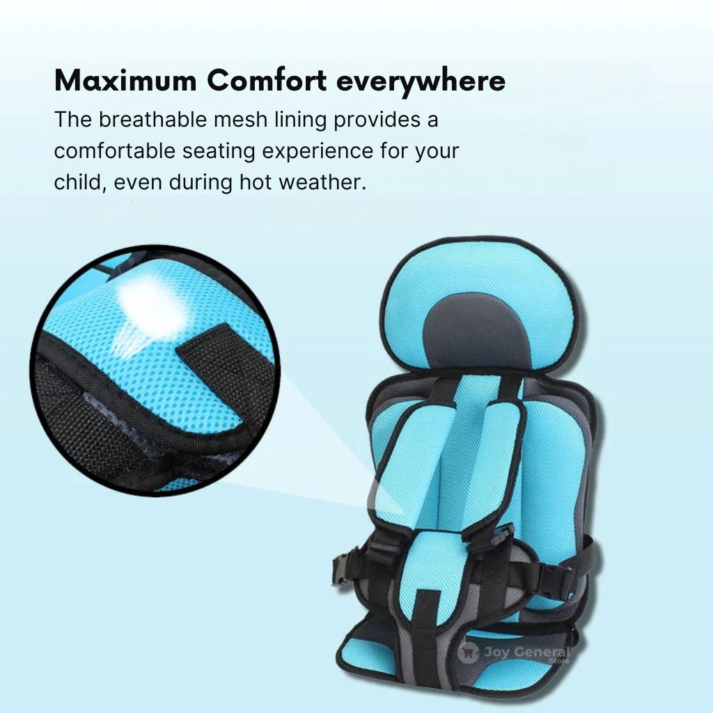 Kids Portable  Seat Safety Harness - Safe Foldable Booster Seat for Children's for Home, Restaurants & Travels