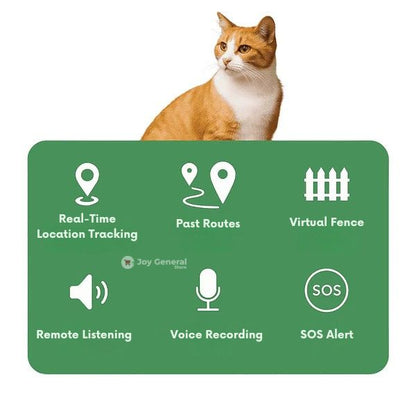 GPS Pet Collar | Waterproof, Adjustable & Unlimited Range for Dogs and Cats