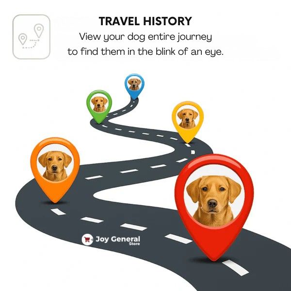 GPS Dog Collar | Waterproof, Adjustable & Unlimited Range for Real-Time Tracking