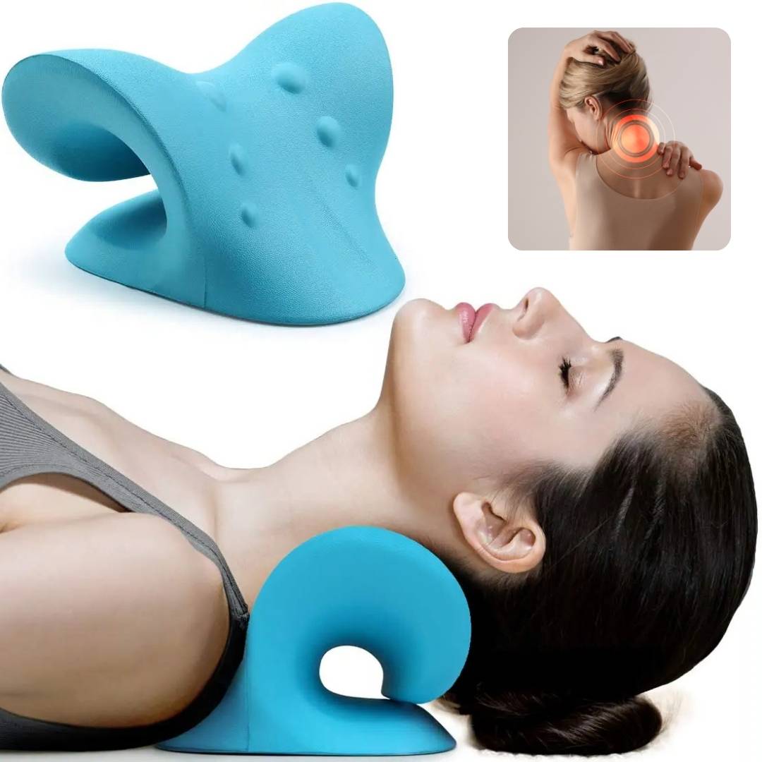 Chiropractic Neck Pillow | Pain Relief, Improved Posture & Better Sleep for Neck Tension Relief