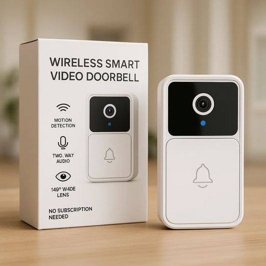 Smart Video Doorbell Camera | HD Wireless Ring Doorbell Camera with Two-Way Audio & Motion Detection – Best Doorbell Camera Canada Without Subscription