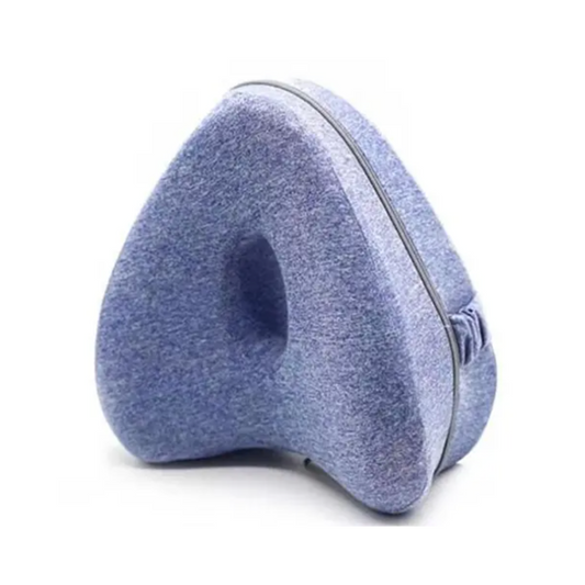 Orthopedic Knee Pillow for Side Sleepers | Triangular Shape, Memory Foam & Ideal for Back and Thigh Relief