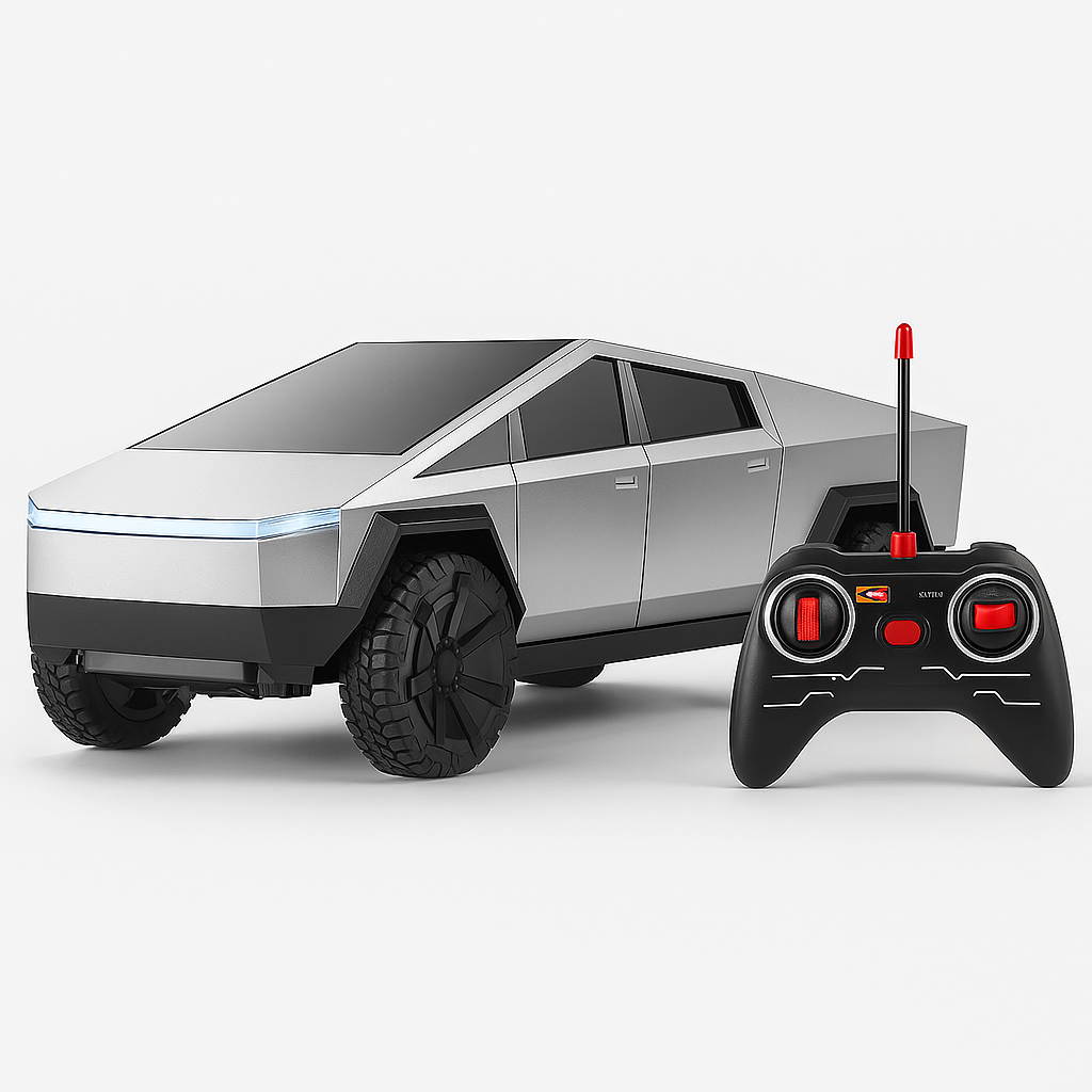Tesla CyberTruck Remote Control Car | 1:14 Scale Alloy Model with Off-Road Capability for Kids & Adults, Indoor & Outdoor Fun