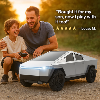 Tesla CyberTruck Remote Control Car | 1:14 Scale Alloy Model with Off-Road Capability for Kids & Adults, Indoor & Outdoor Fun